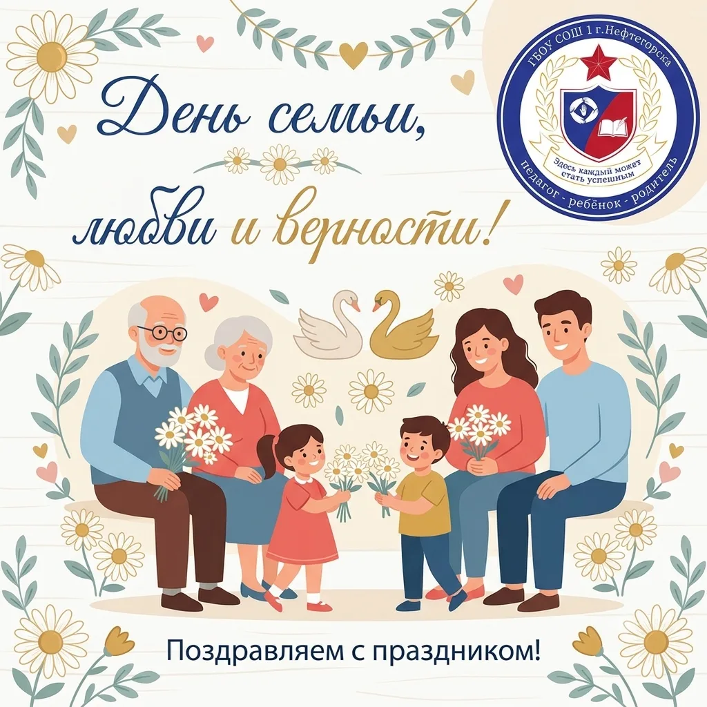 Уважаемые ученики, родители, бабушки и дедушки ГБОУ СОШ №1 г. Нефтегорска!
Примите самые искренние п