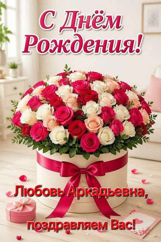 🌸🌸🌸Уважаемая ЛЮБОВЬ АРКАДЬЕВНА!🥳💐🎂 Примите наши искренние поздравления и пожелани...