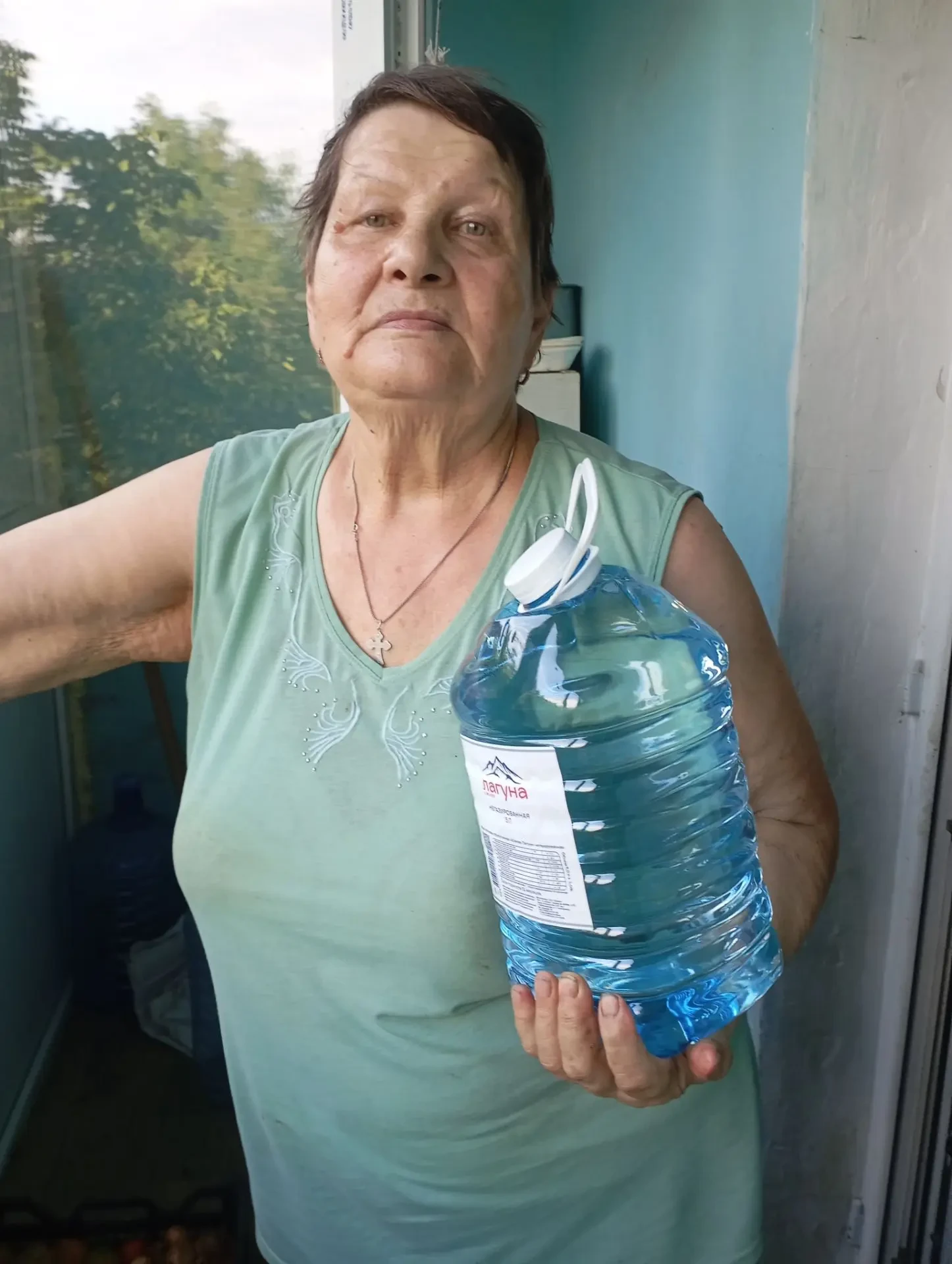 Акция «Добрые дела»: передали воду жителям ст. Донецк‑Северный