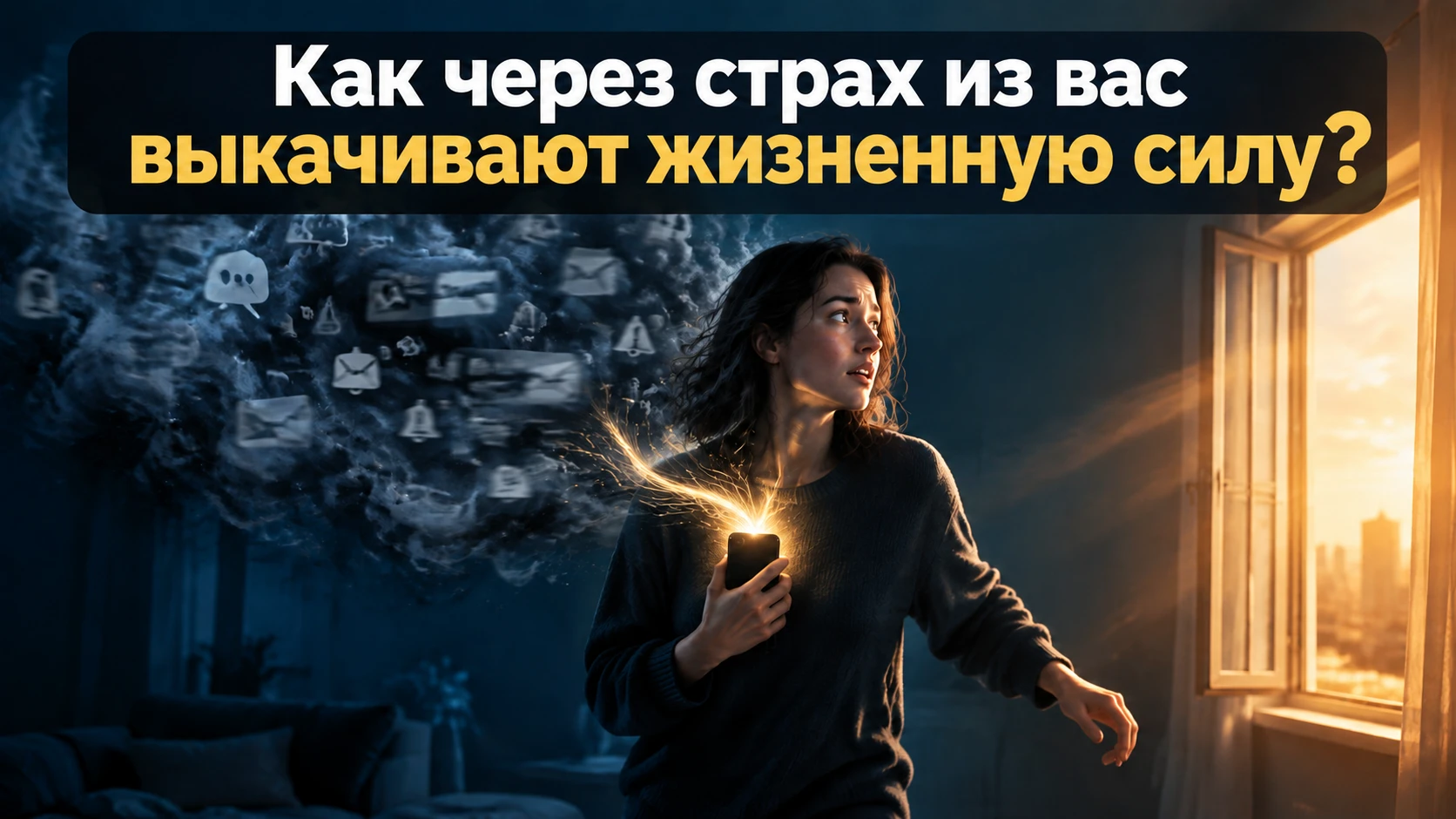 Как через страх из вас выкачивают жизненную сил?