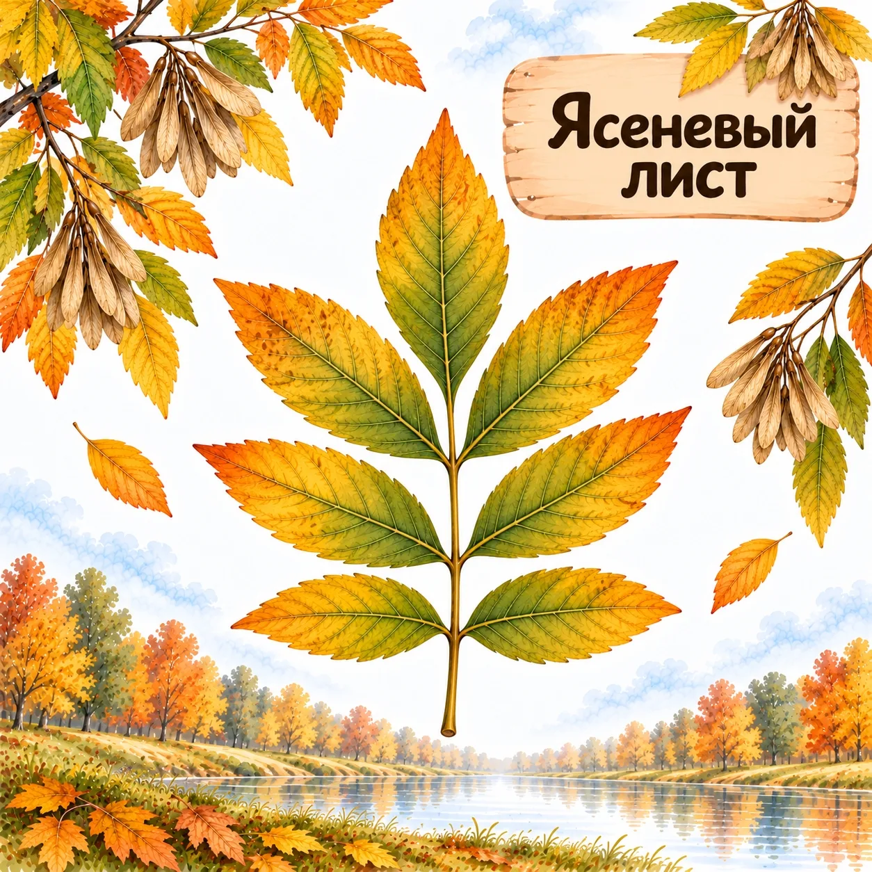 Осенние листья 🍁
