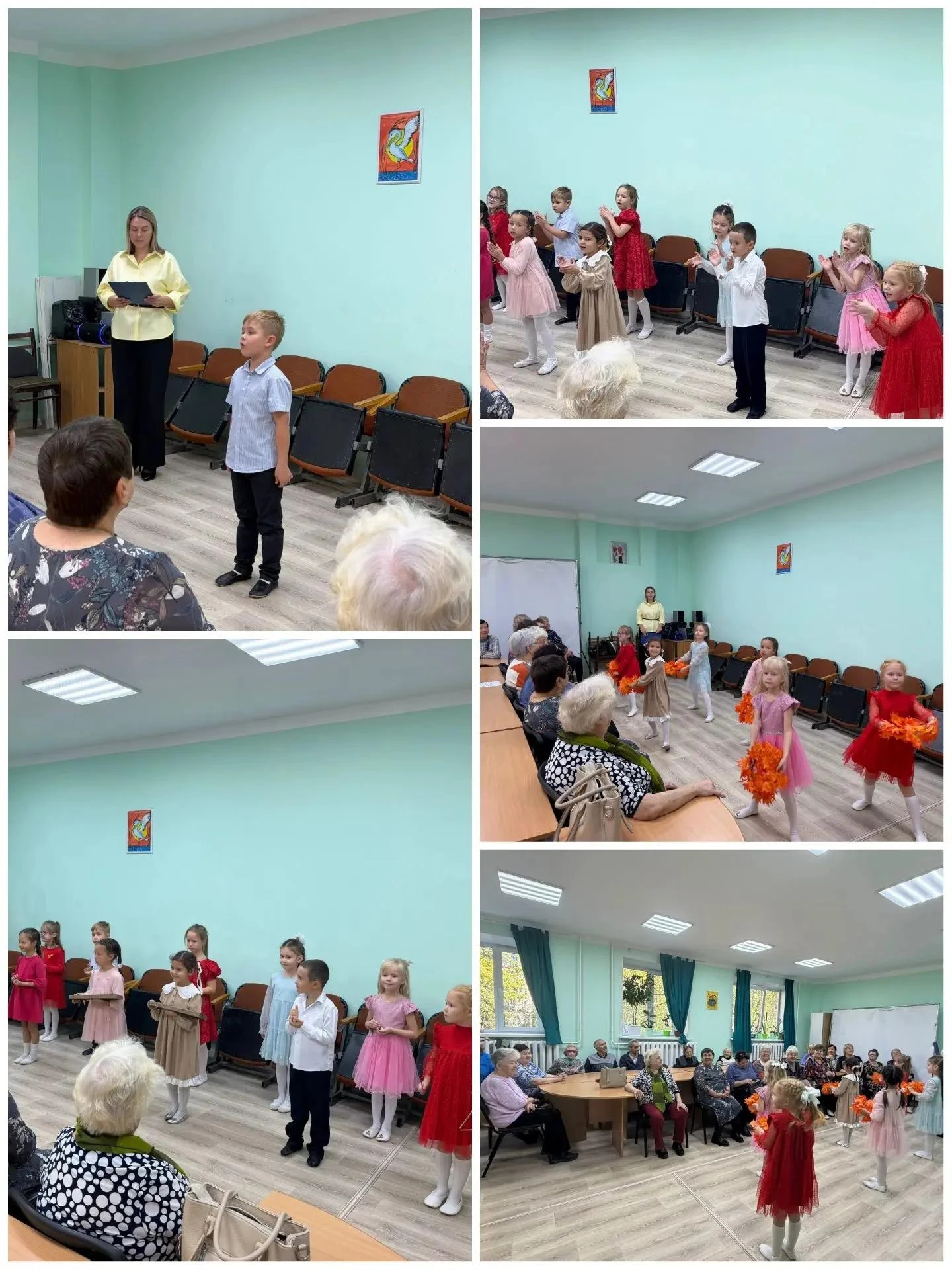 Воспитанники подготовительной к школе группы "Колобок"  навестили членов общества слепы...