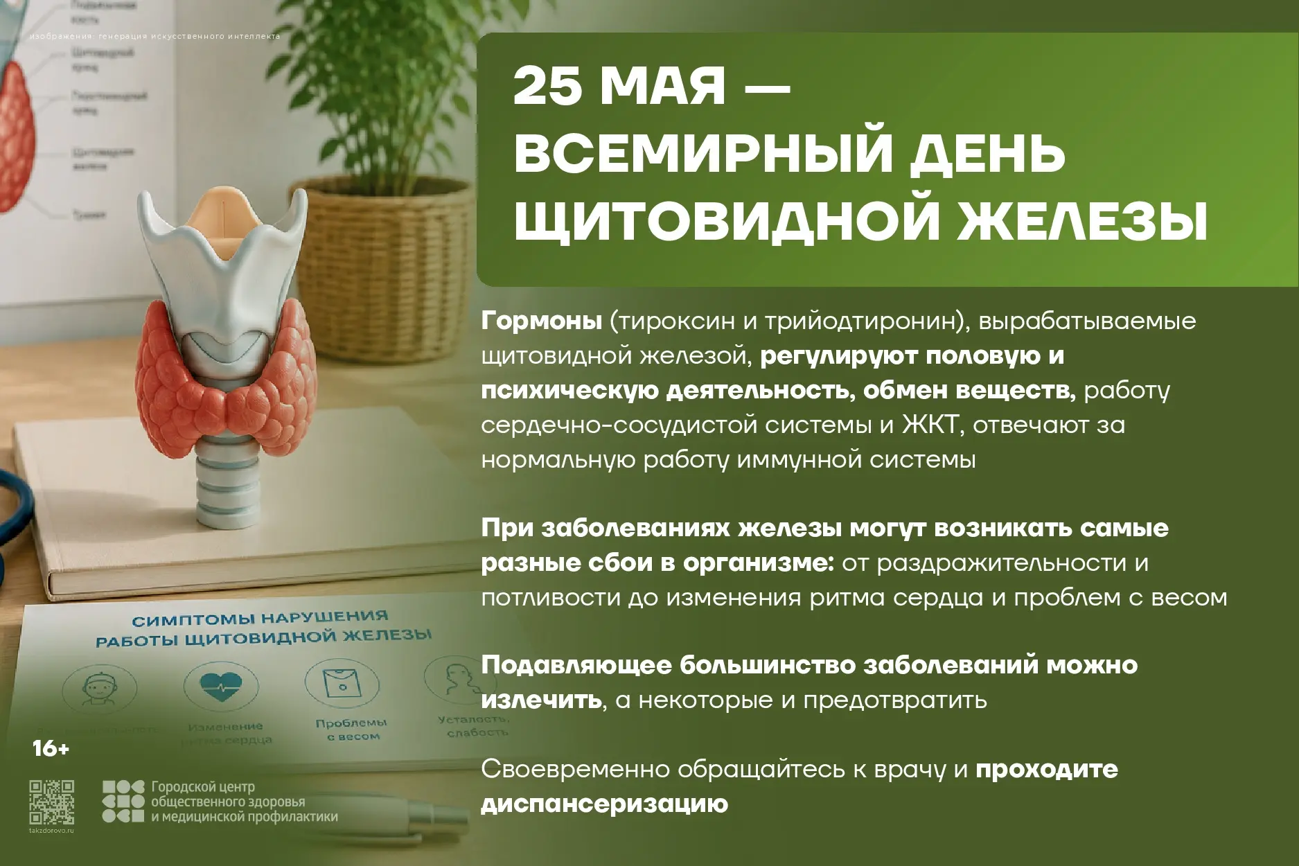 25 мая - всемирный день щитовидной железы