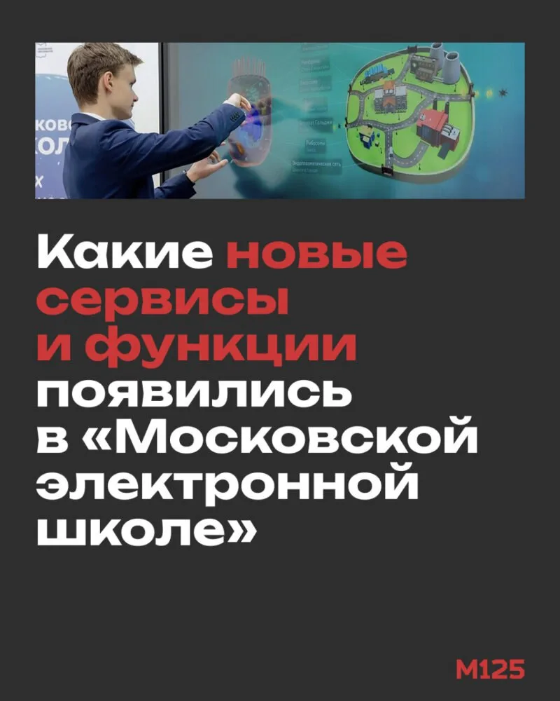 В прошедшем учебном году в «Московской электронной школе» появились новые функции и сер...