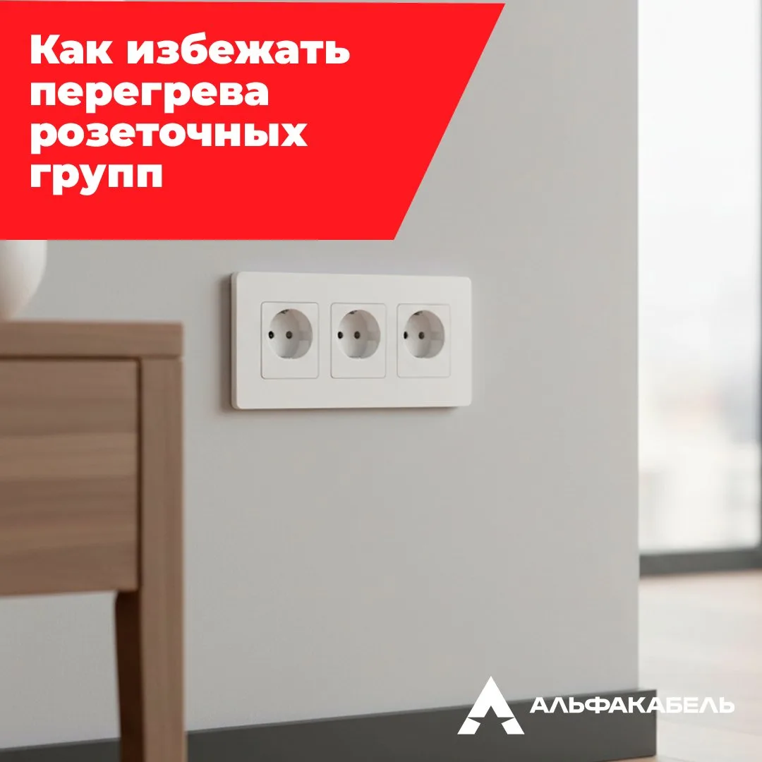 Как избежать перегрева розеточных групп