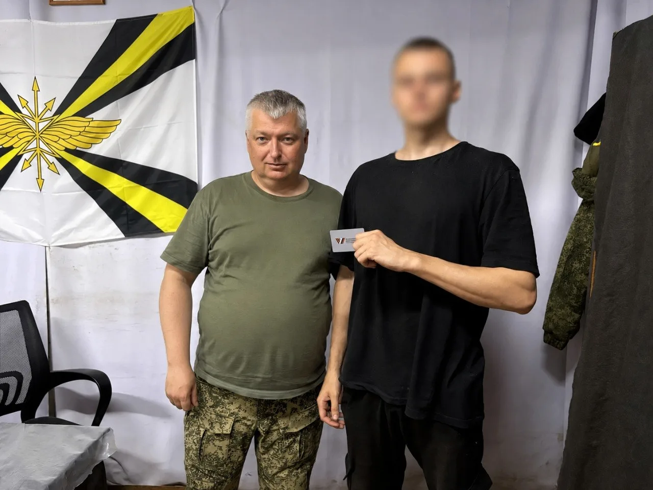 Руководитель Домодедовского отделения Ассоциации ветеранов СВО Сергей Рябов провёл личн...