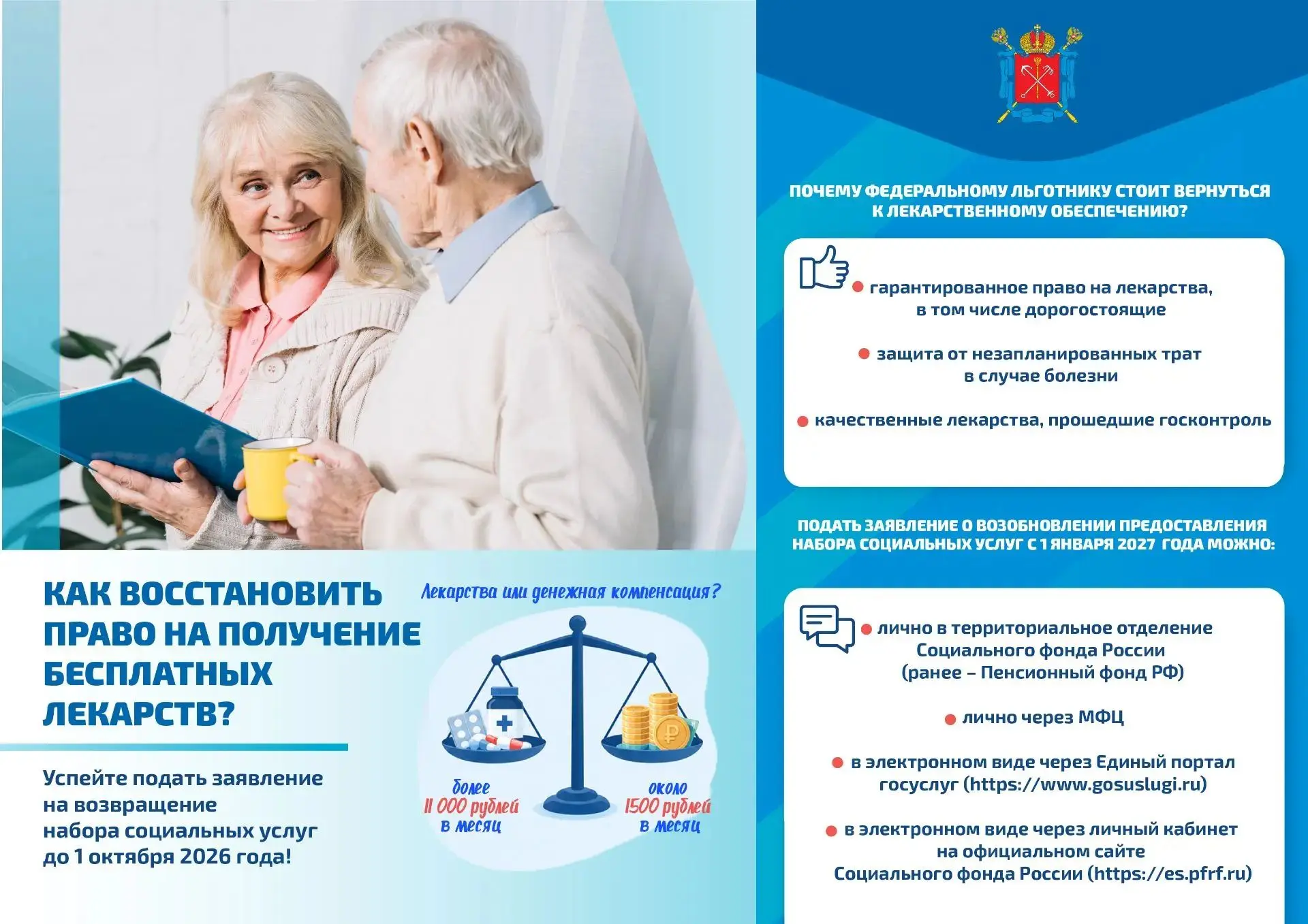 Как восстановить право на получение бесплатных лекарств?