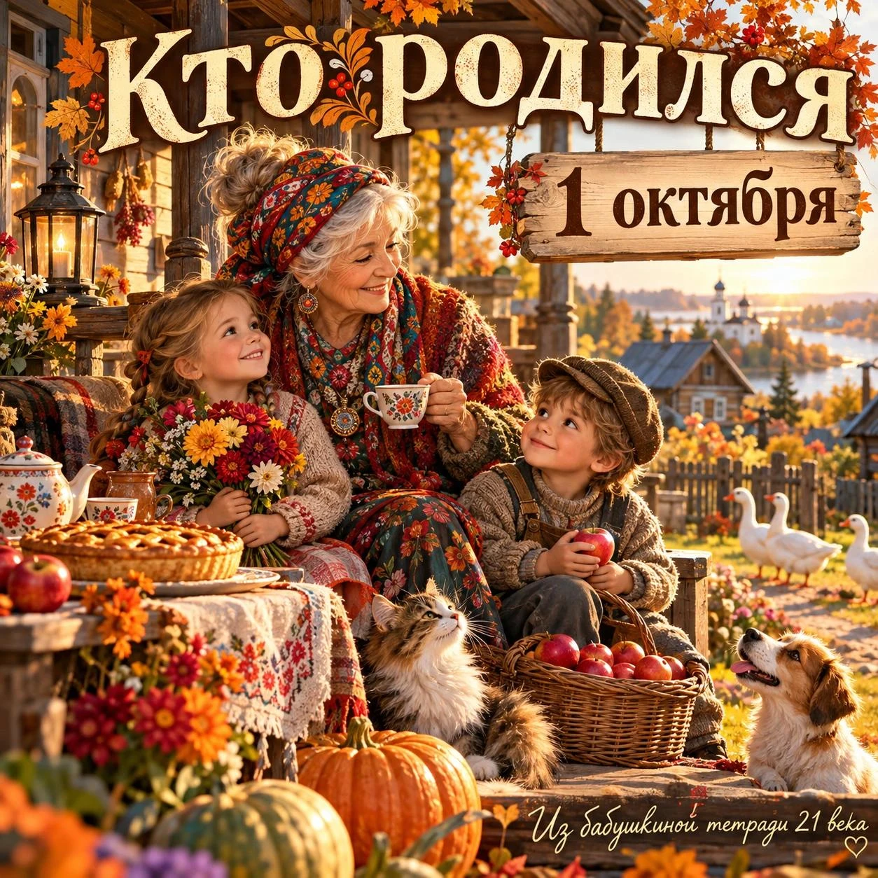 🍂🍎 КТО РОДИЛСЯ 1 ОКТЯБРЯ 🍎🍂