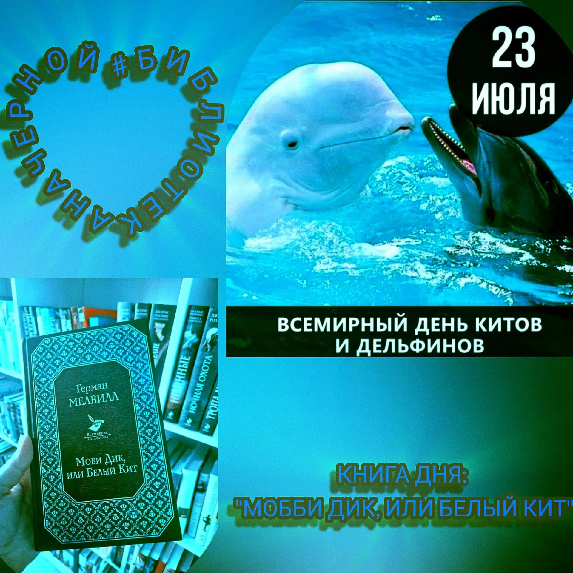 Сегодня мы отмечаем день, посвящённый удивительным созданиям, которые, как и мы, дышат лёгкими, вска