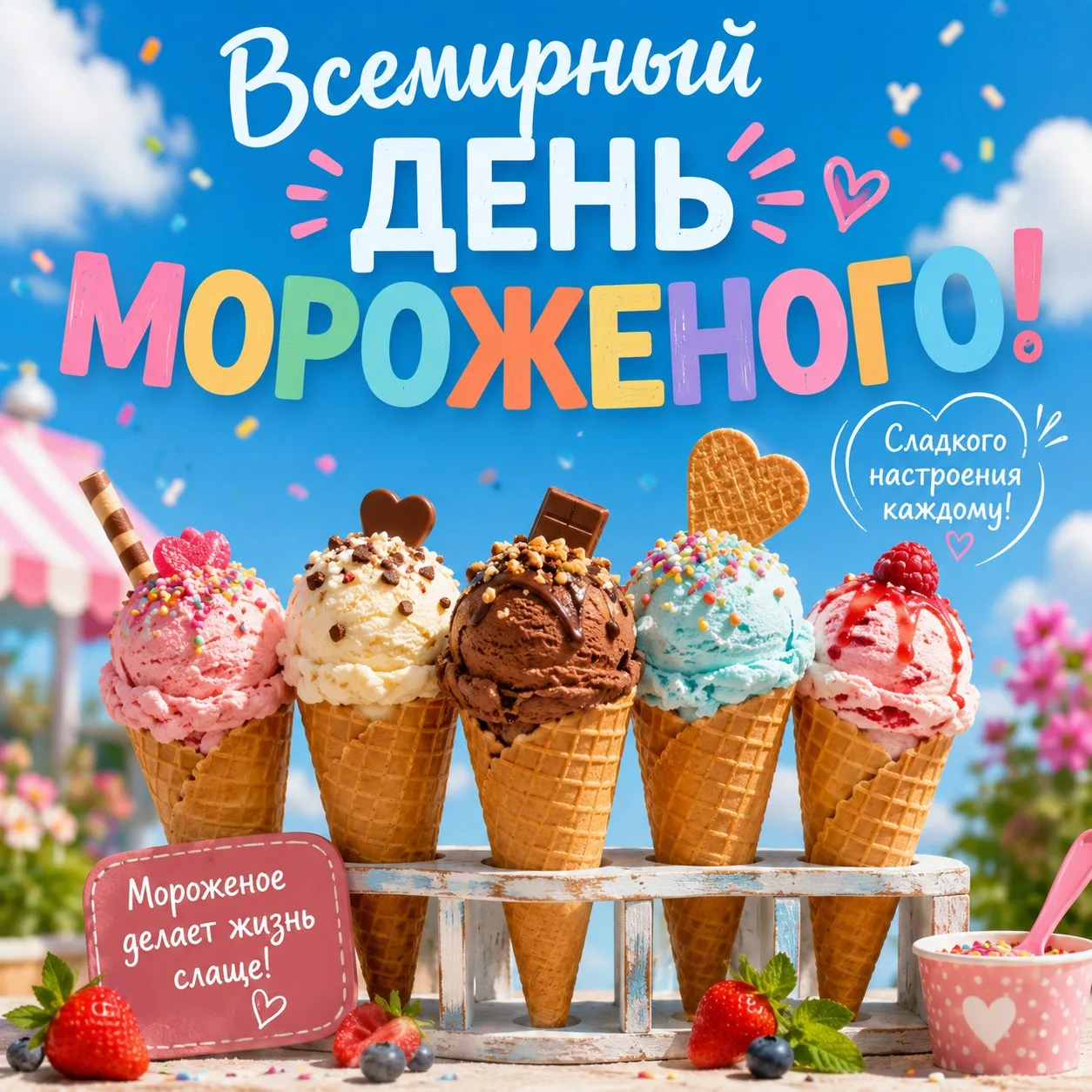🎊Всемирный день мороженого🍦
