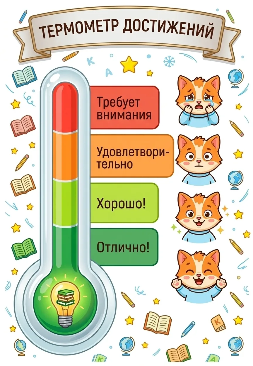 Термометр достижений.