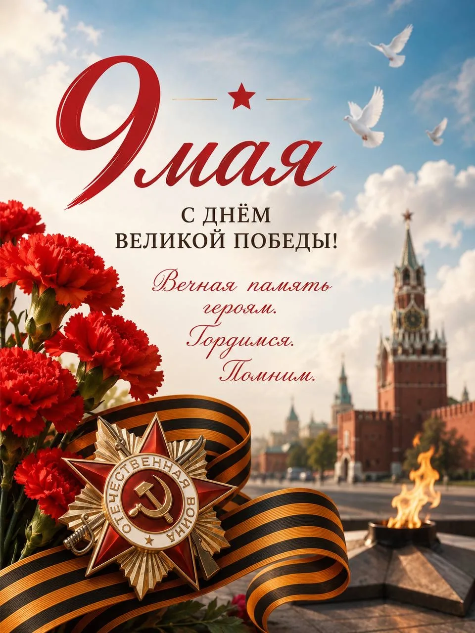 Друзья, поздравляю вас с Днём Победы! 🇷🇺