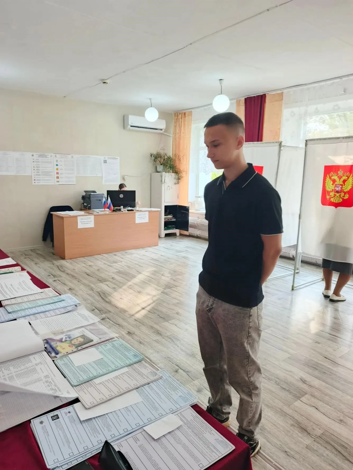 🎈 В Кустанаевке состоялось торжественное открытие избирательного участка в рамках Един...