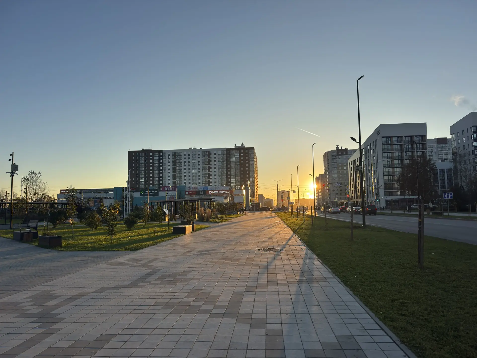 Город залило солнцем 😍