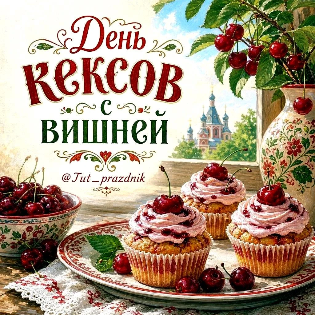 ⚜️ День кексов с вишней