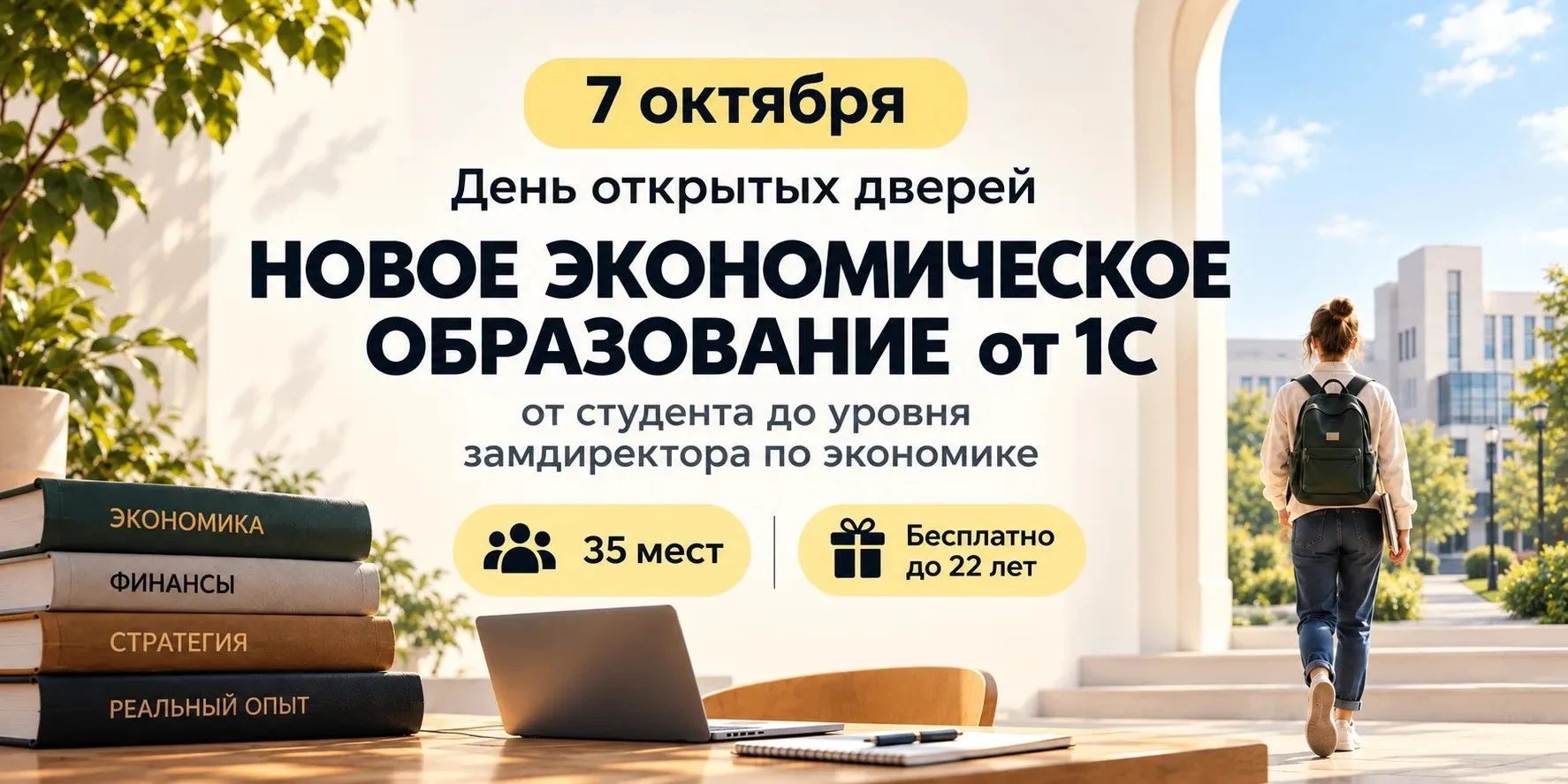 💛 1С:Бесплатно: образовательная программа  «1С:Заместитель по экономике»