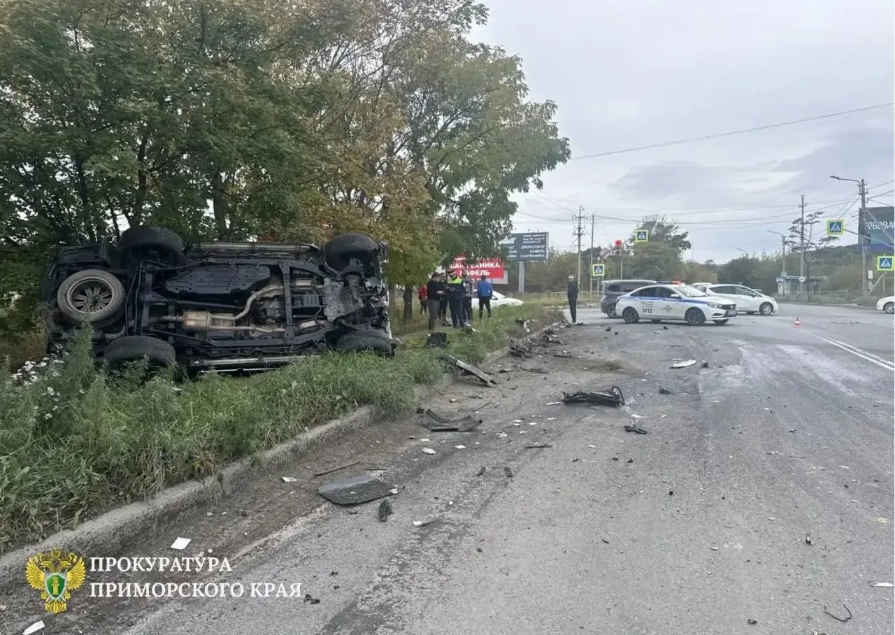 🚔В Находке произошло ДТП, в котором погибли два человека