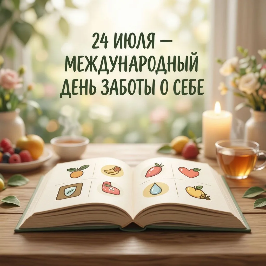 🎉 24 июля — Международный день заботы о себе! 🎉
Знаете, почему этот день отмечают именно 24.07? Вс