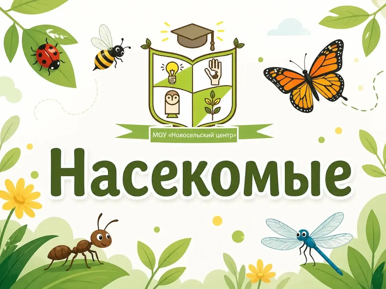 День насекомых в 4‑м корпусе МОУ «Новосельский центр»: маленькое путешествие в мир насе...