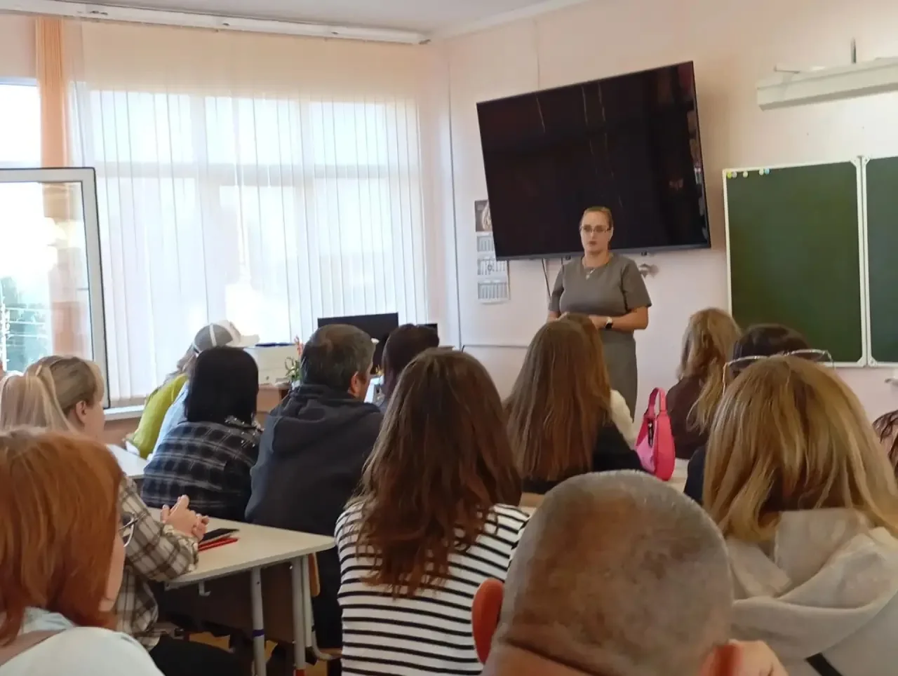 Прошло первое организационное собрание для родителей будущих первоклассников.