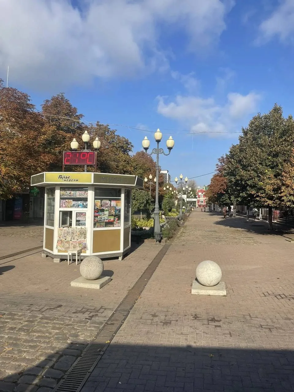Ларёк в центре Ейска, 6 октября 2026