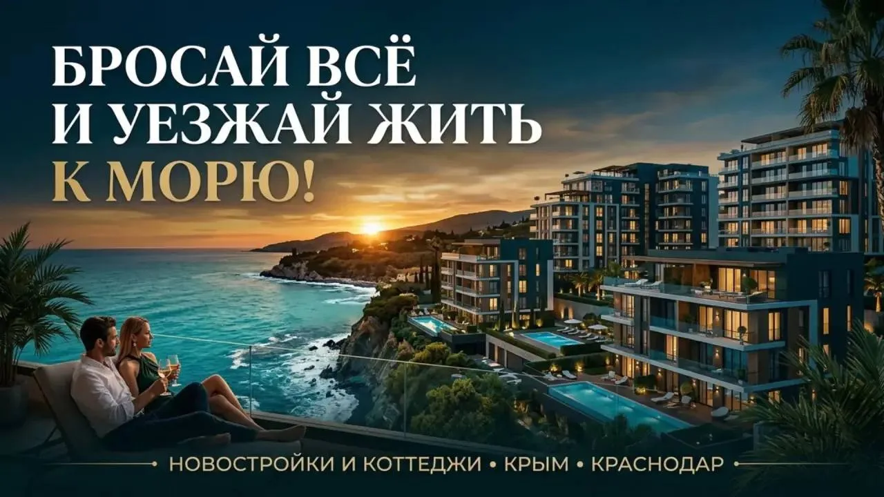 Получи подборку квартир у моря! 

Жизнь у моря по доступным ценам — легко. 
Для этого не нужно посещ