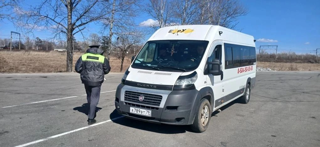 В Еврейской автономной области продолжаются рейдовые мероприятия по выявлению перевозчи...