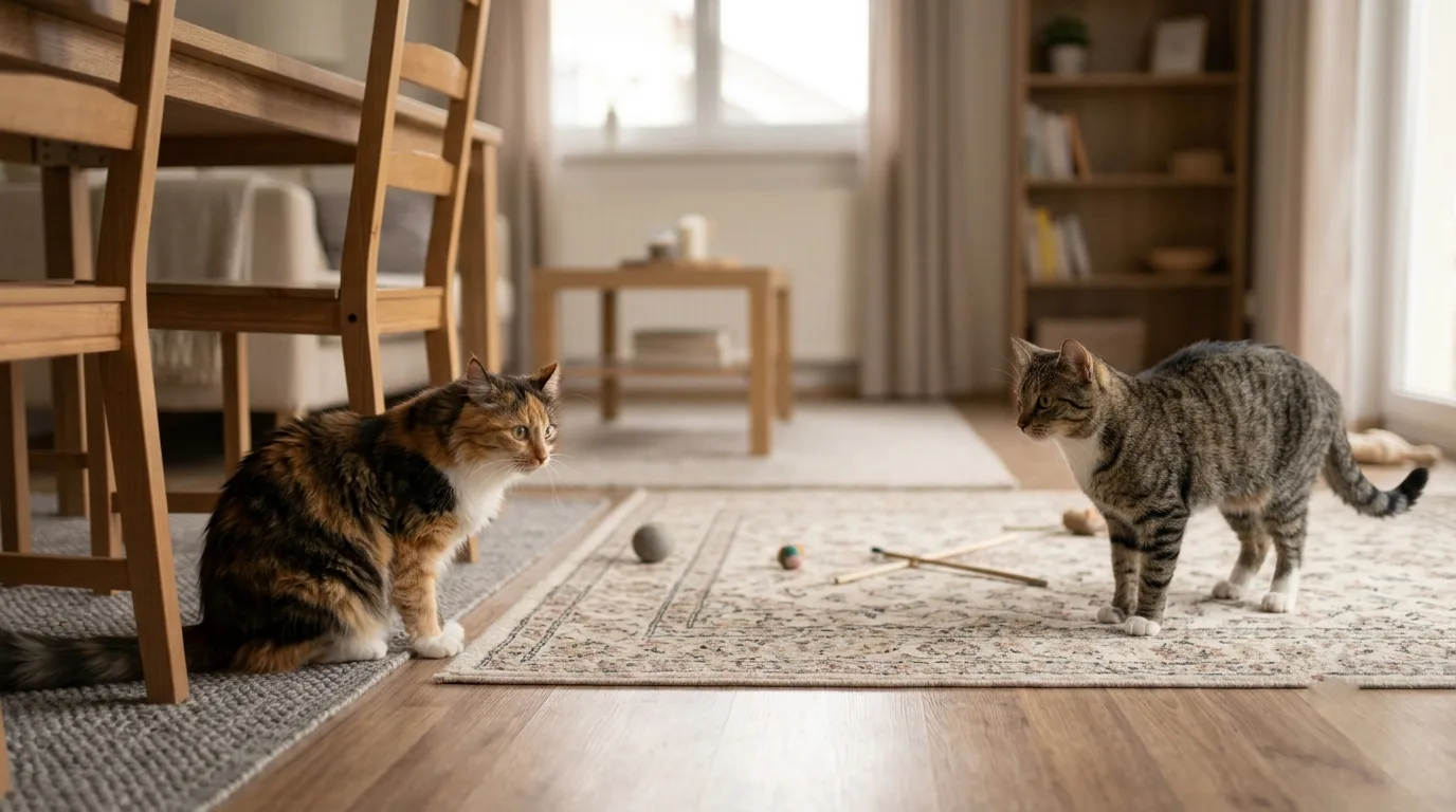 🐾 Принесли нового котёнка и сразу пустили к старому коту

Кажется логичным: пусть познакомятся и 