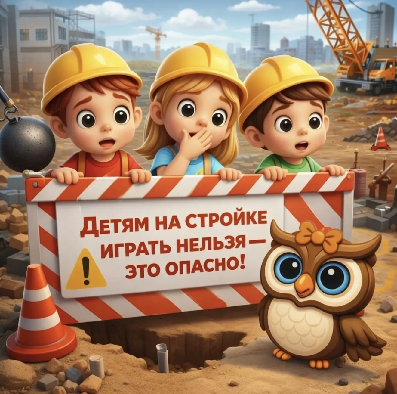 ⚠️ Остановите детей вовремя: в чём опасность недостроев