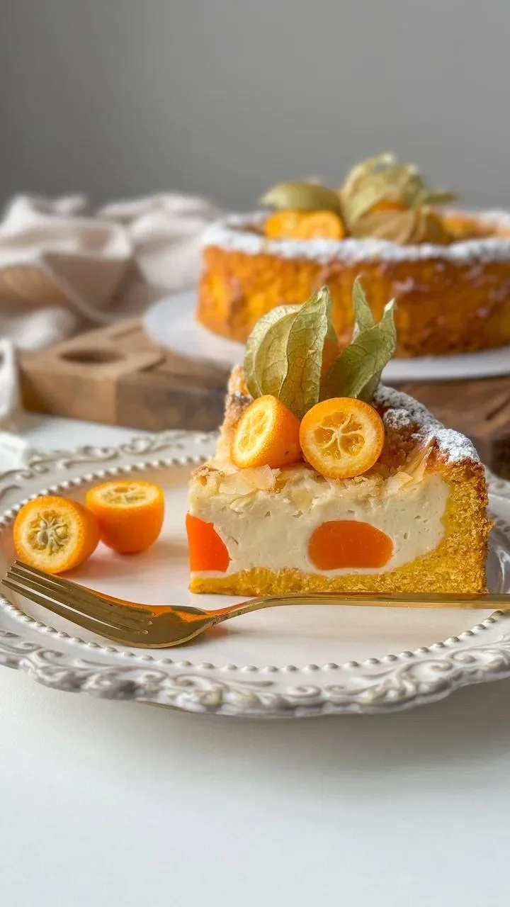 🍊 Морковный флан с мандариновым кули