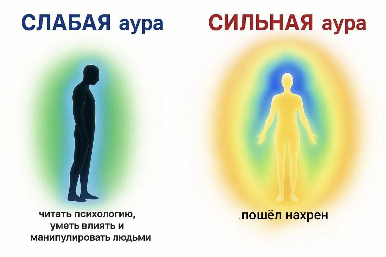 Слабая аура человека