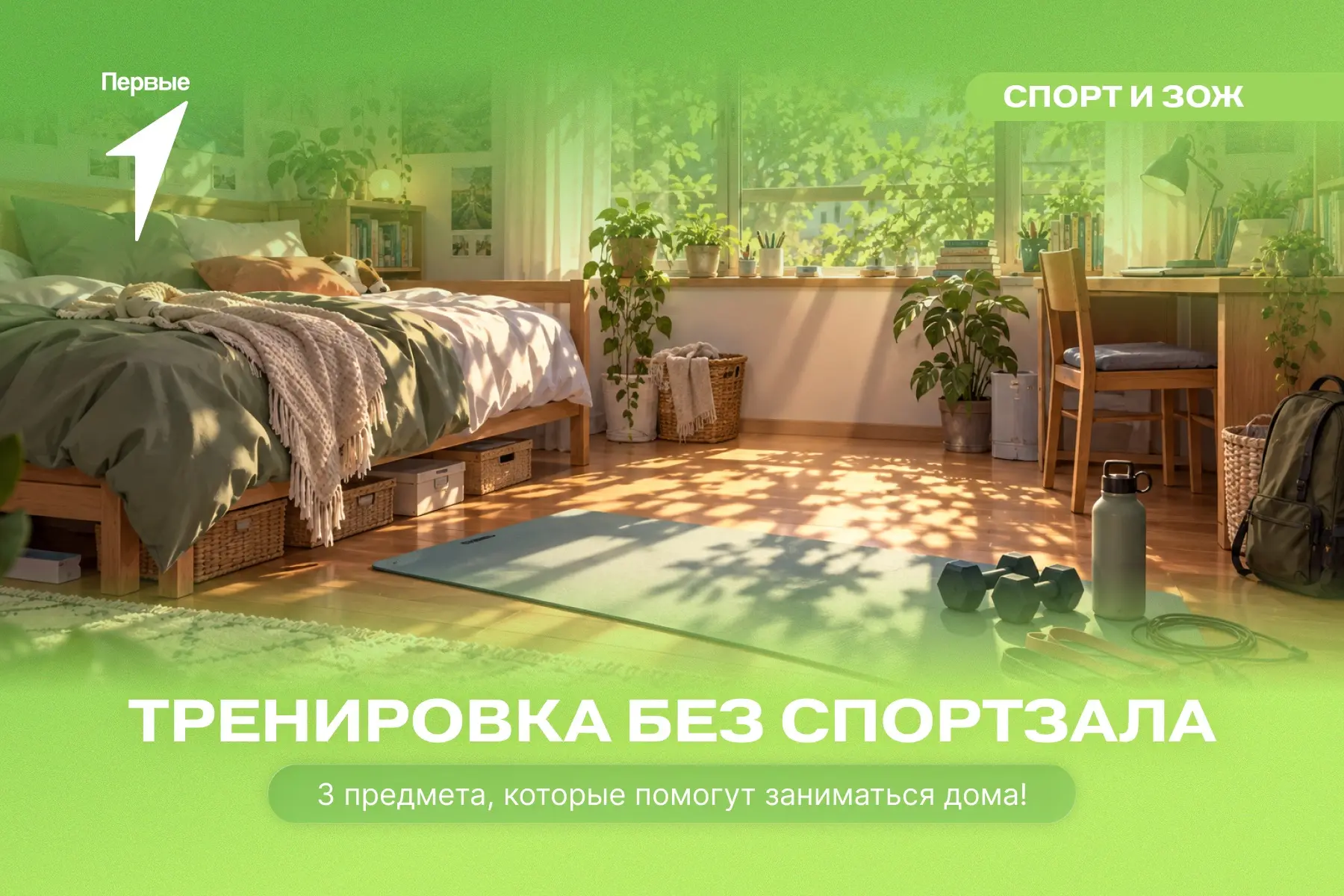 🏠 Для тренировки не обязательно идти в спортзал!
