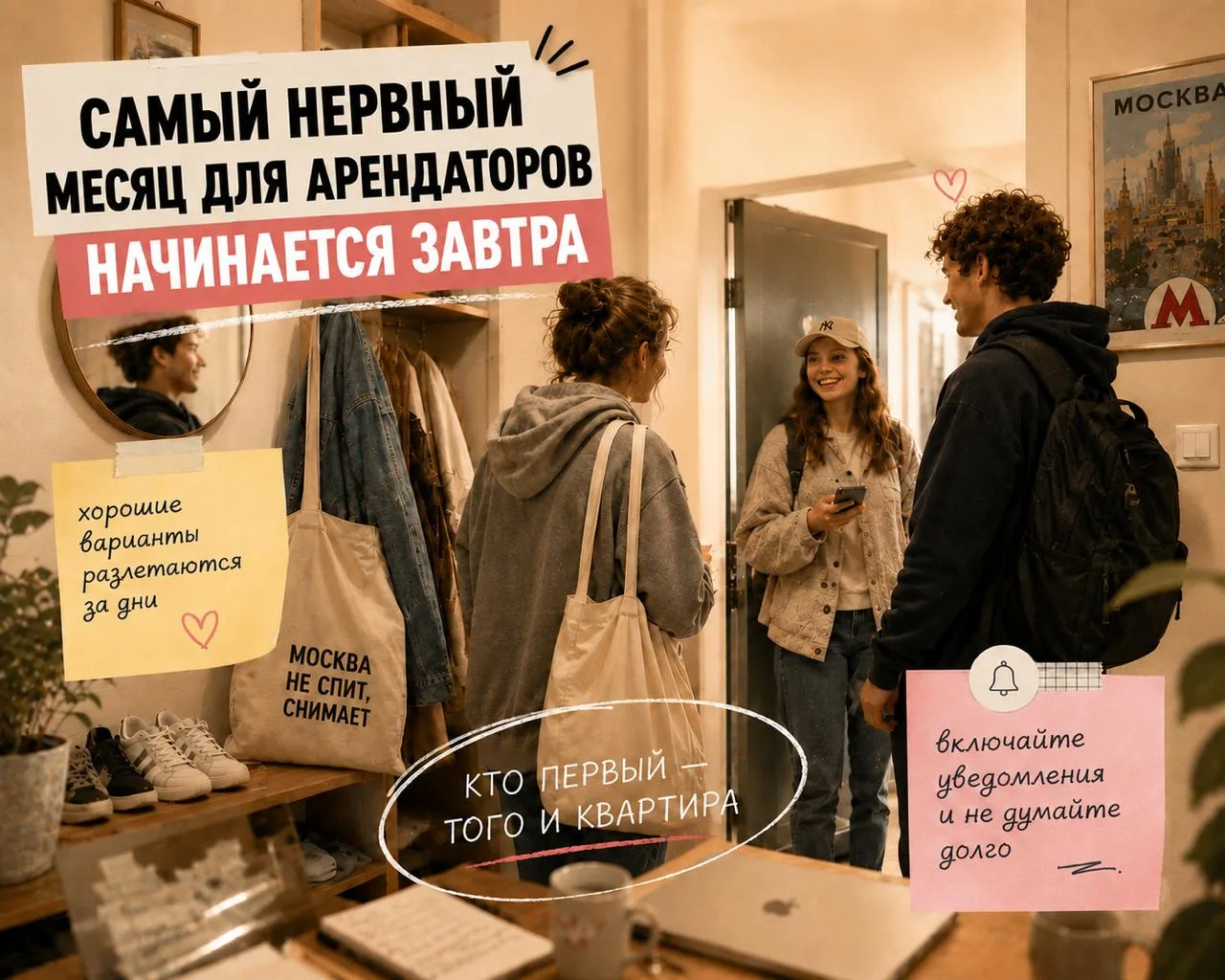 Самый нервный месяц для арендаторов начинается завтра 👀
