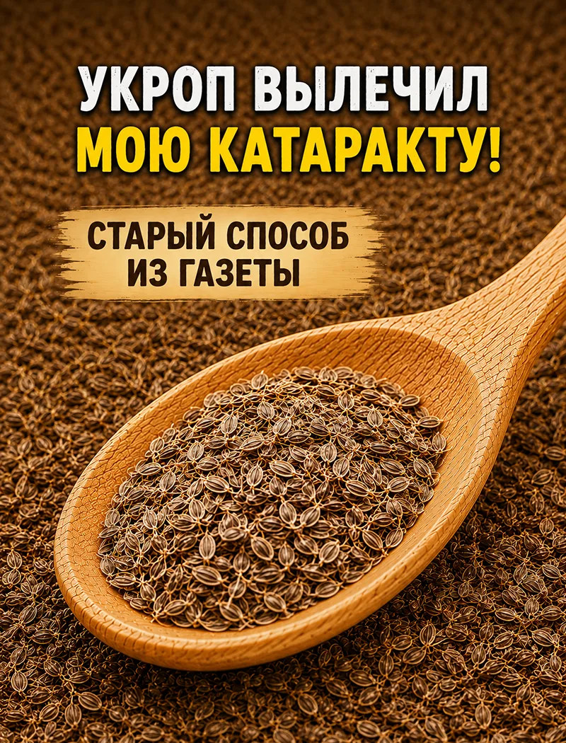 👁️ Глаза мои — хлеб мой. Как я катаракту укропом вылечила