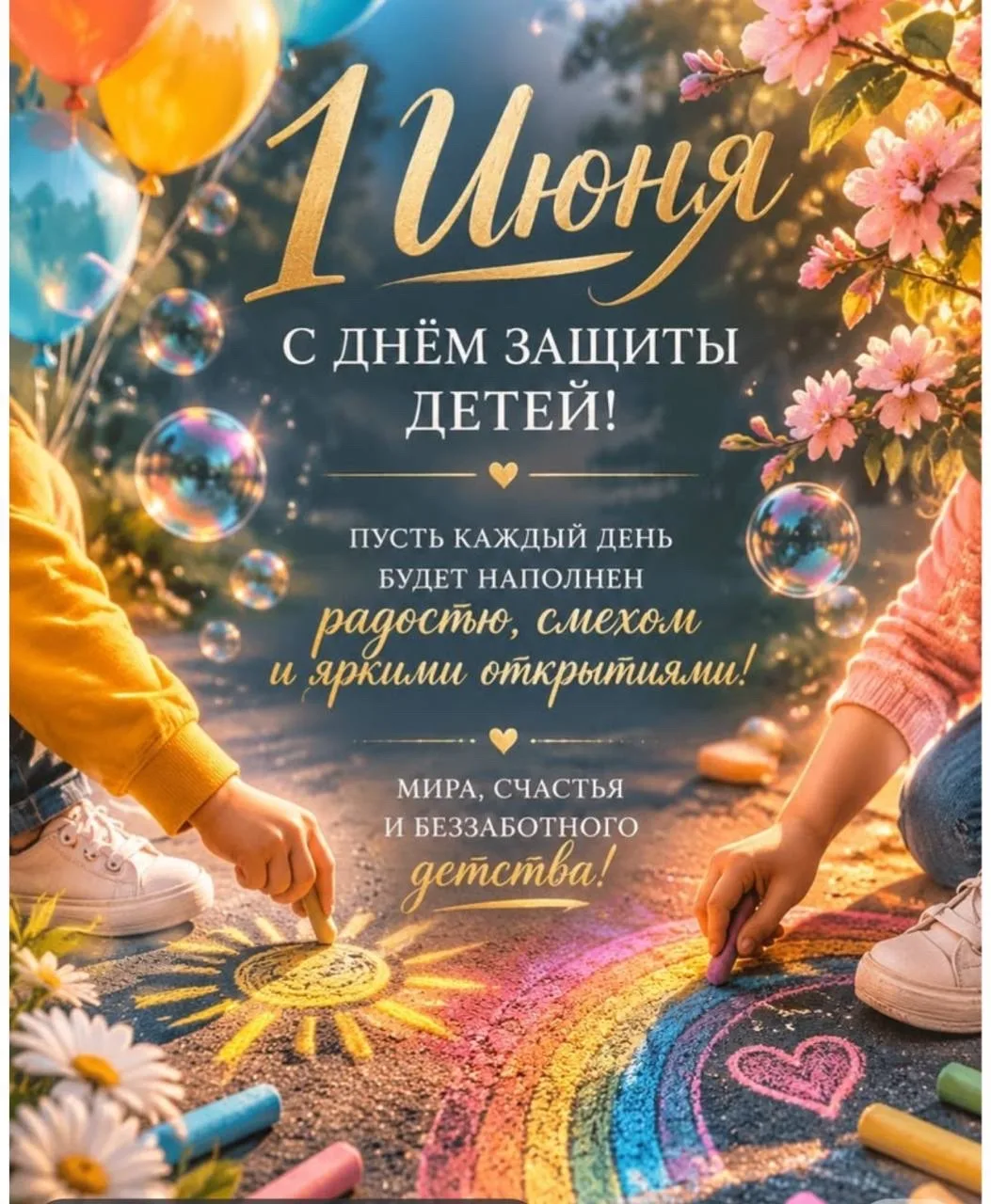 С Днём защиты детей 💛