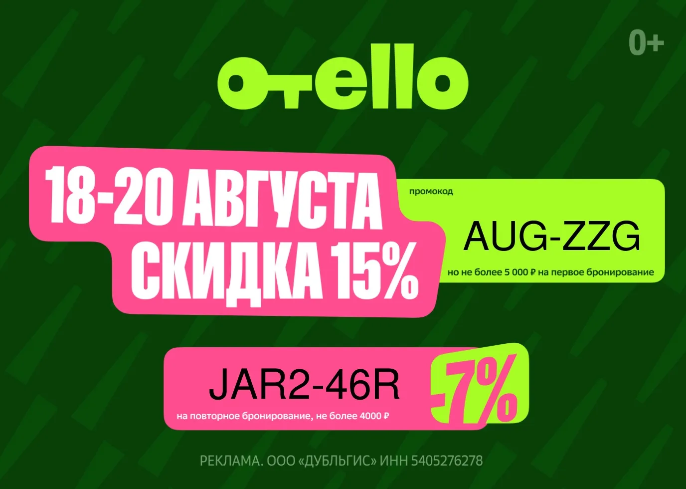 Отели с выгодой в сервисе Отелло!