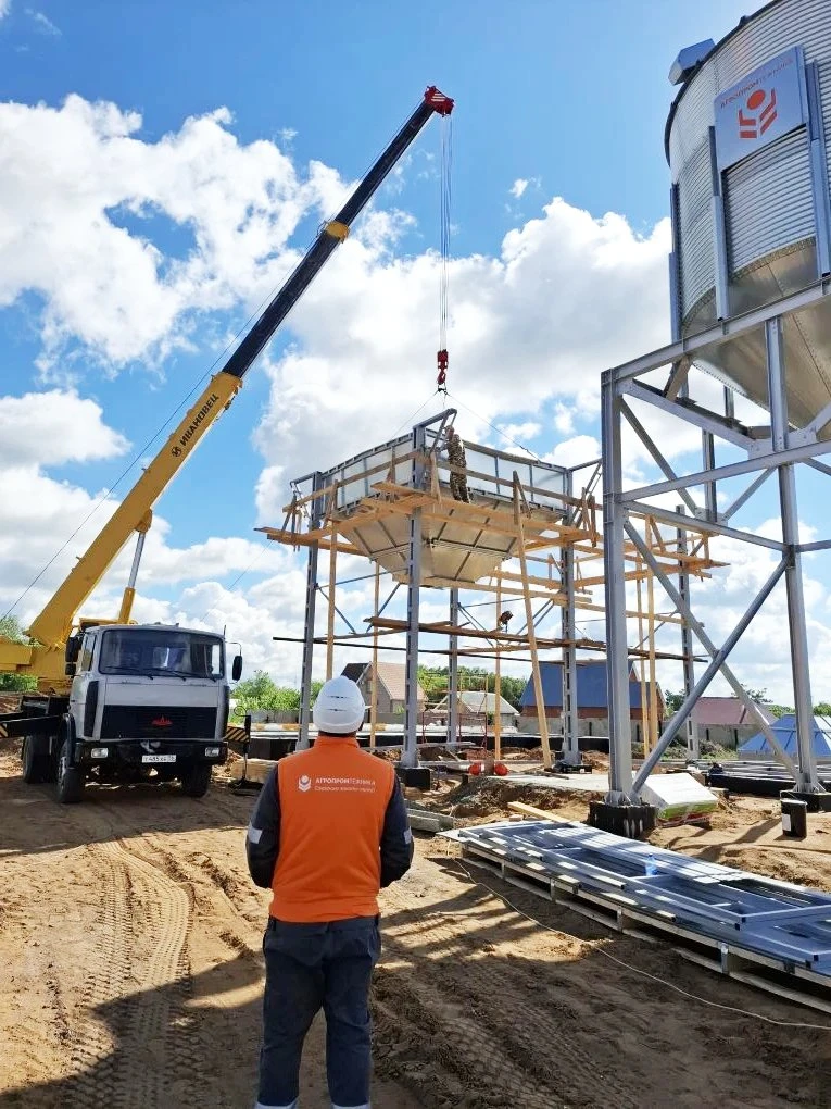Новости со строительства элеватора в Оренбургской области