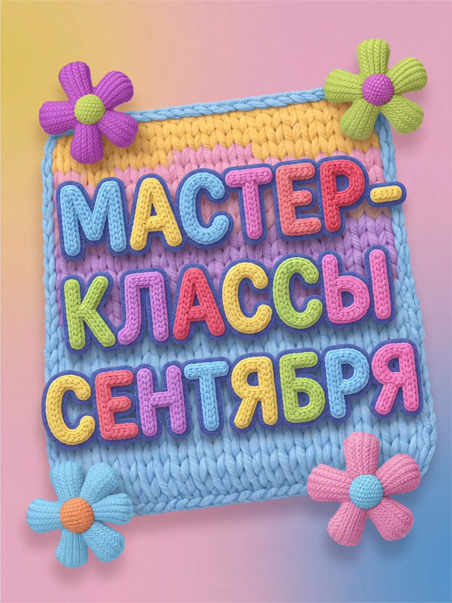 Разбавить учебную неделю в сентябре можно классными мастер-классами в Радуга Лэнд 🌈
