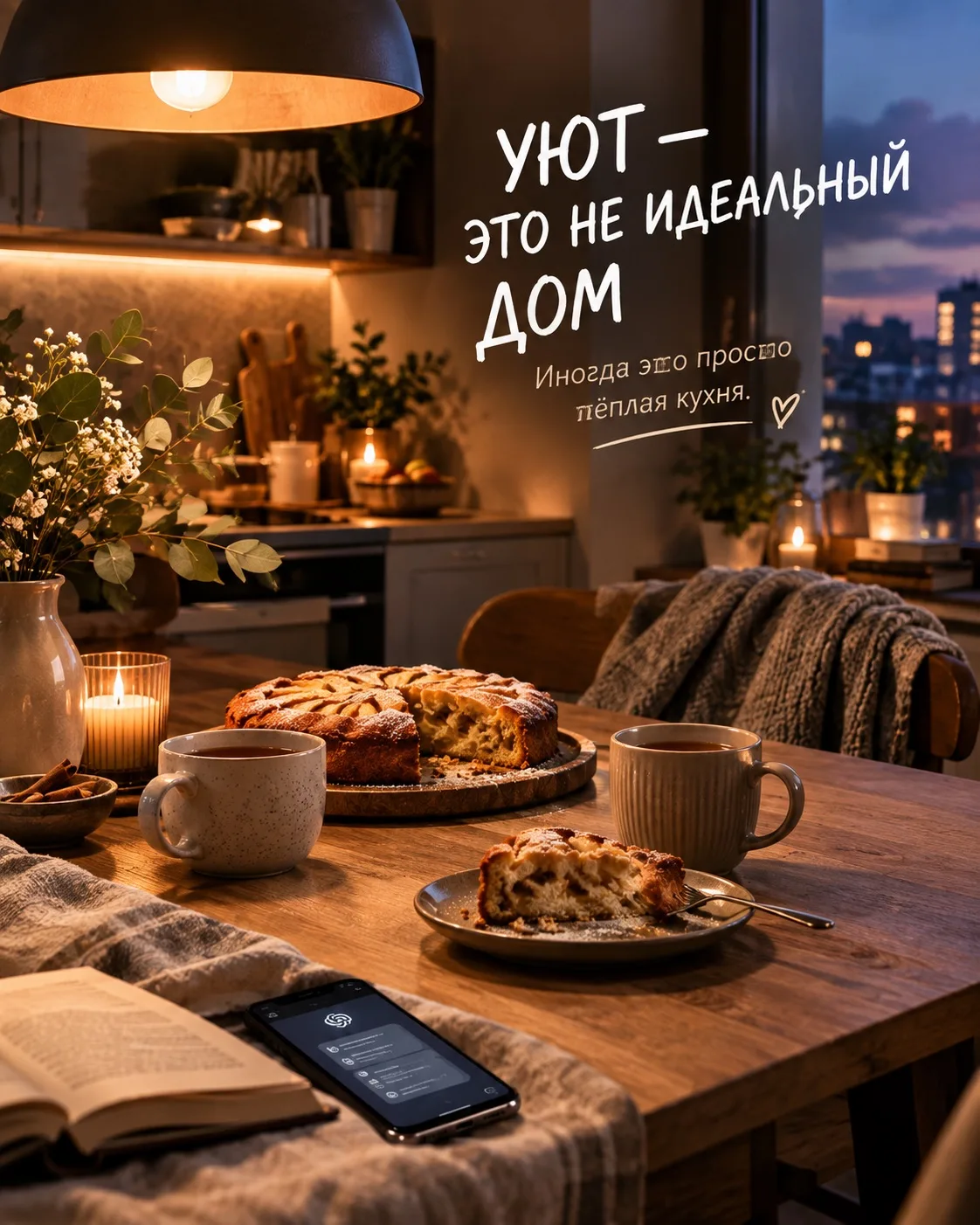 🕯️ А ведь уют — это совсем не про идеальный дом