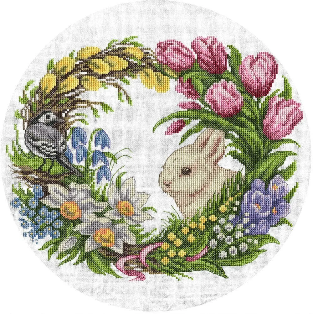 Весенний венок. Дизайн Panna
