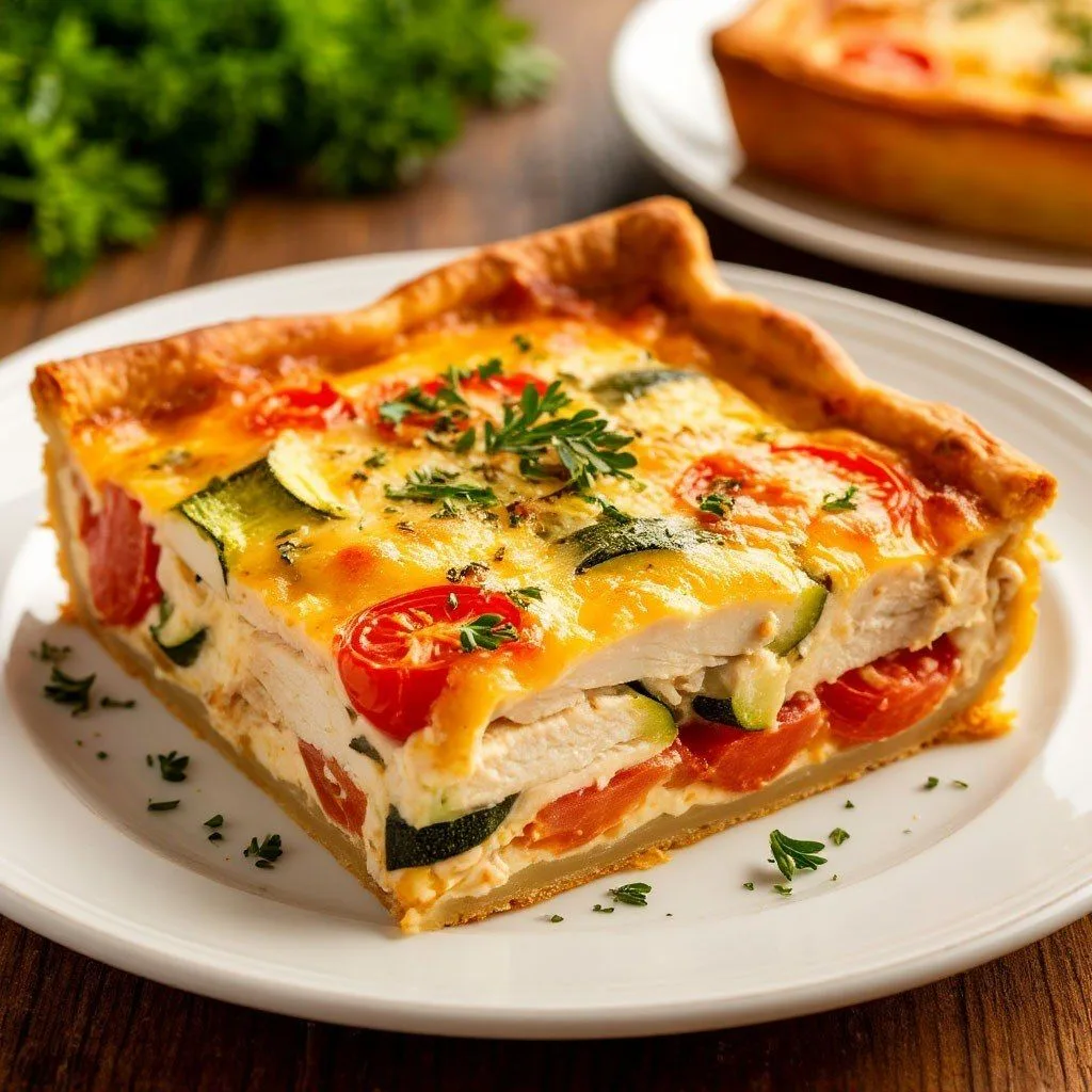 **Запеканка с кабачком и курицей в аэрогриле** 🥒🧀