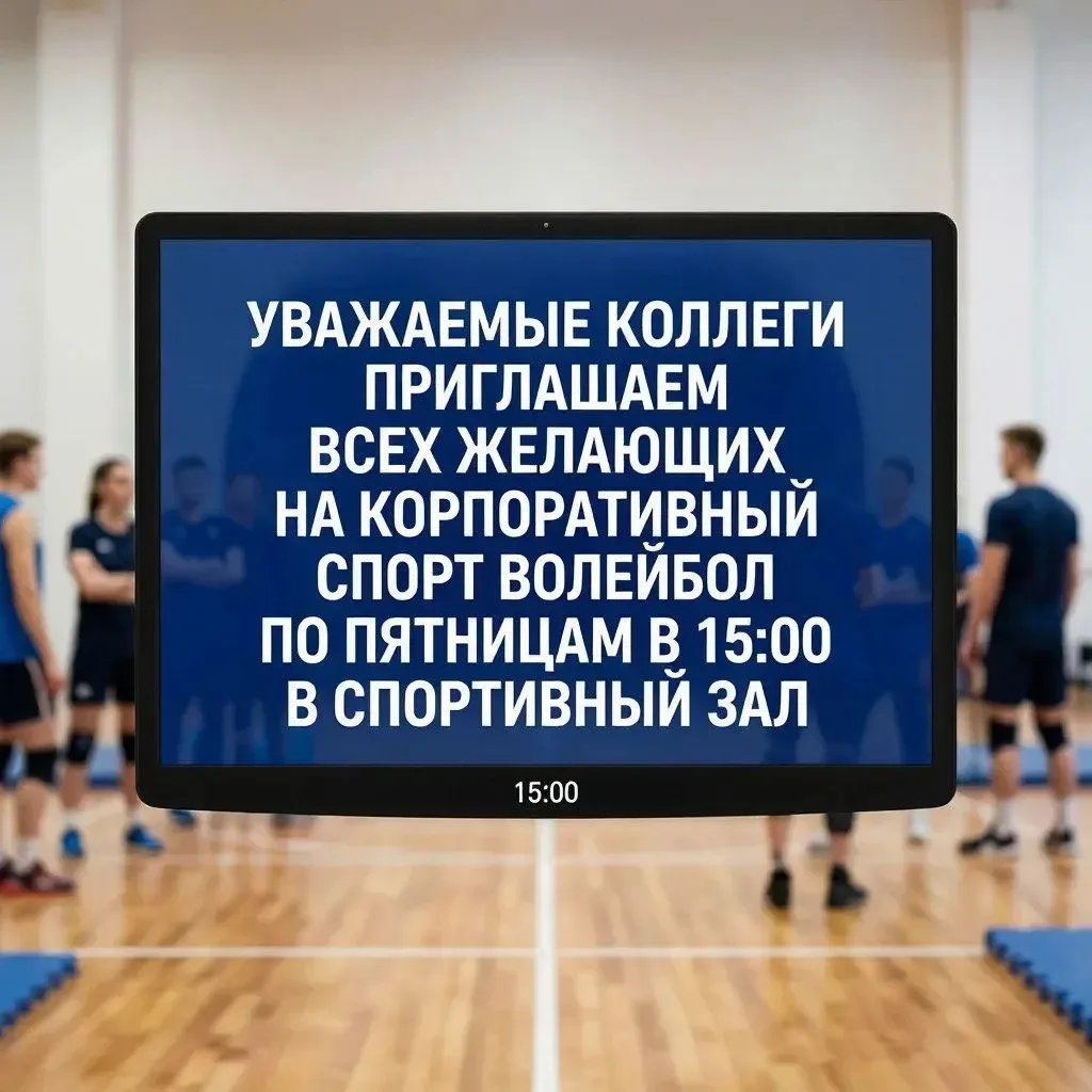 Уважаемые коллеги! 😊 С июня пятничный волейбол — отличный способ завершить рабочую нед...