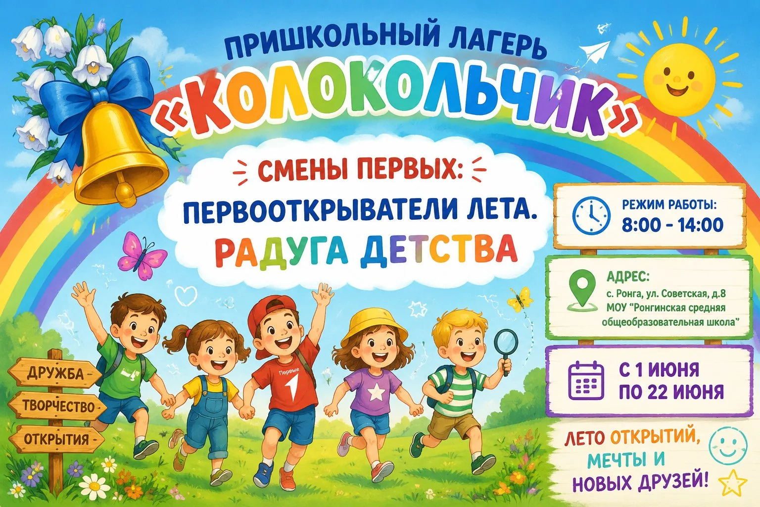 🌞 Лето — время каникул и веселья! 🌞