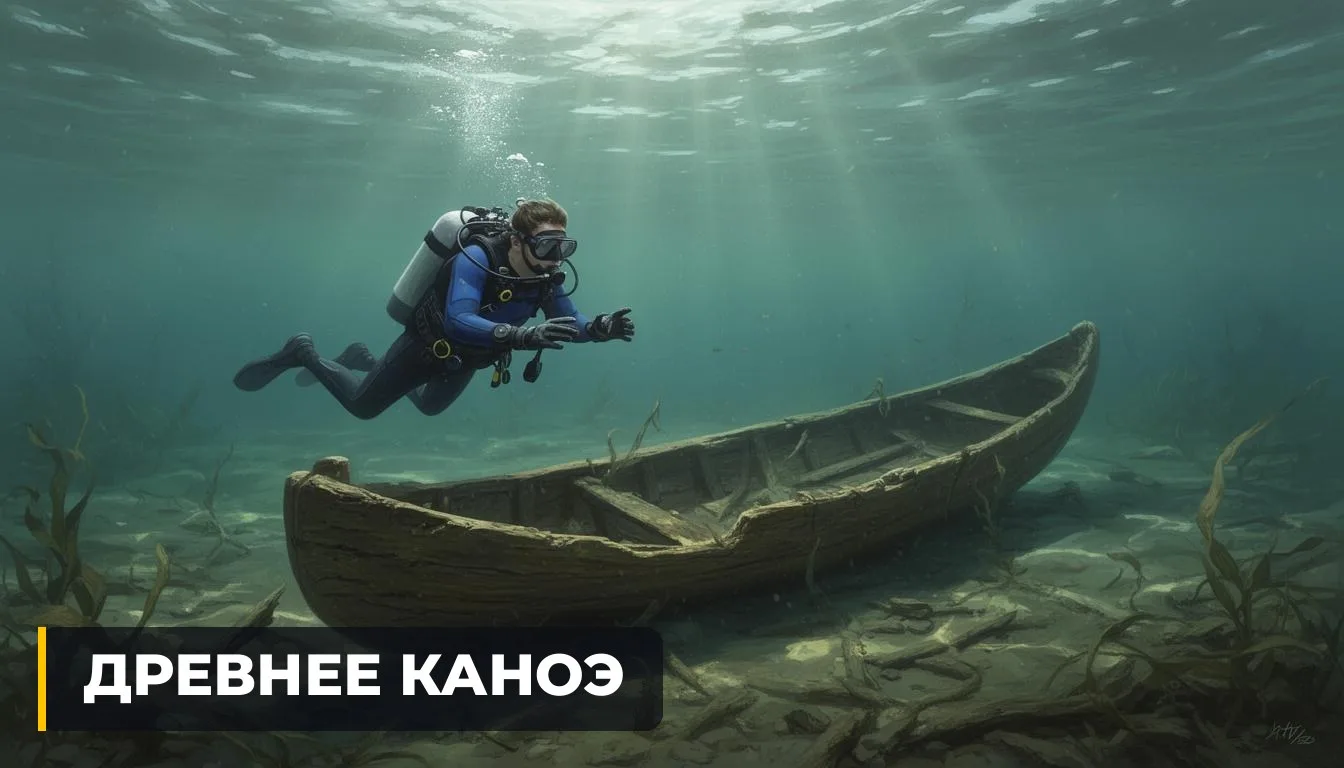 🇺🇸 НЫРЯЛЬЩИК ИСКАЛ МУСОР — И ПОДНЯЛ ЛОДКУ ВОЗРАСТОМ 1000 ЛЕТ