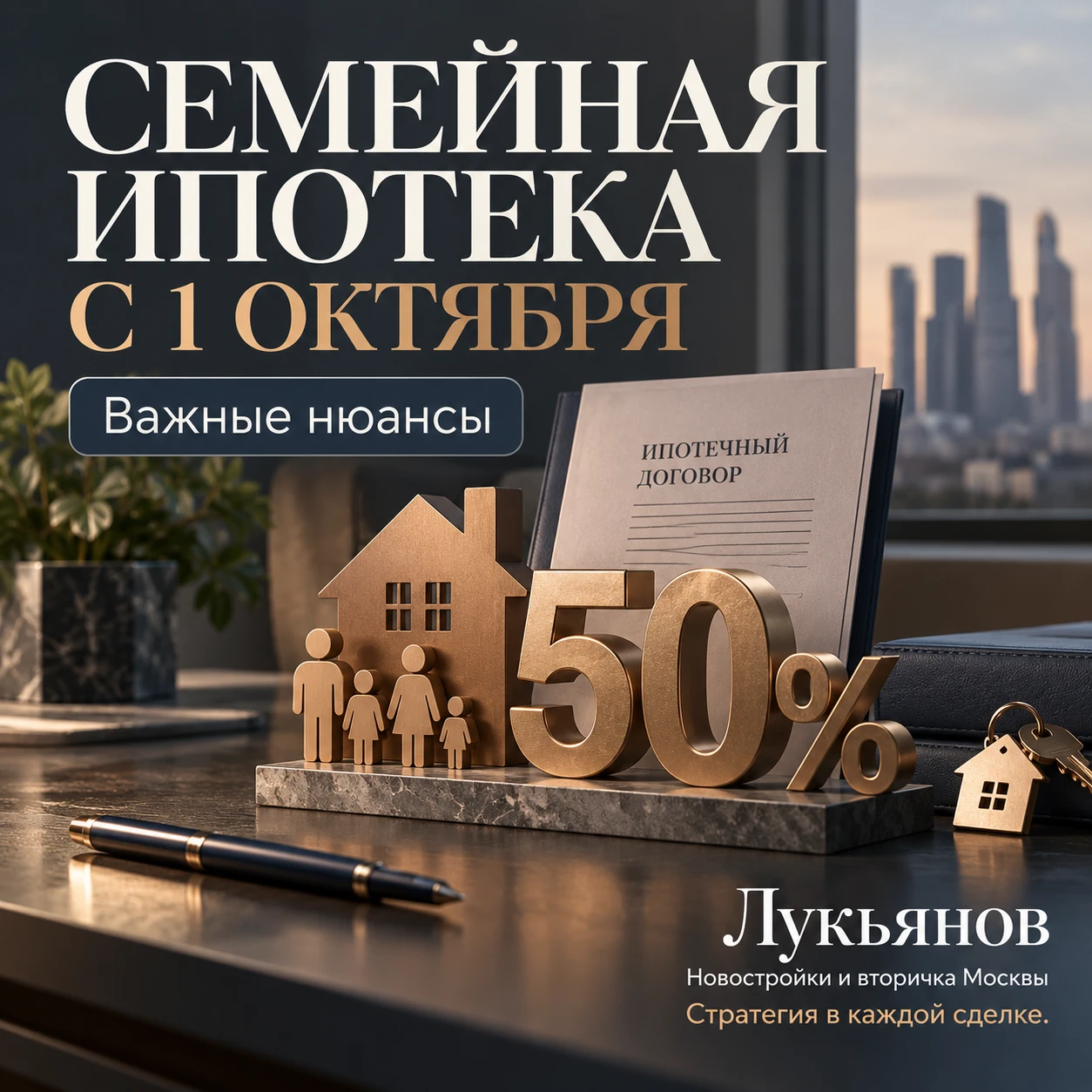 🏠 Семейная ипотека с 1 октября: важные нюансы