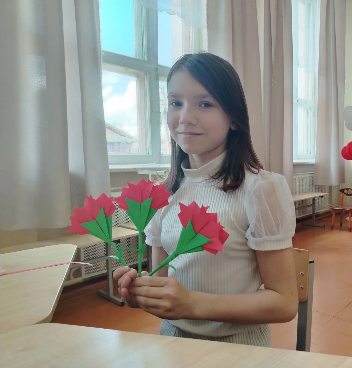 ✨ Мастер‑класс «Гвоздики ко Дню Победы» ✨