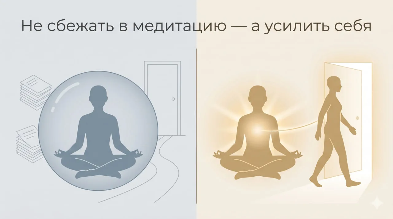 Духовное бегство vs настоящая практика — как отличить у себя