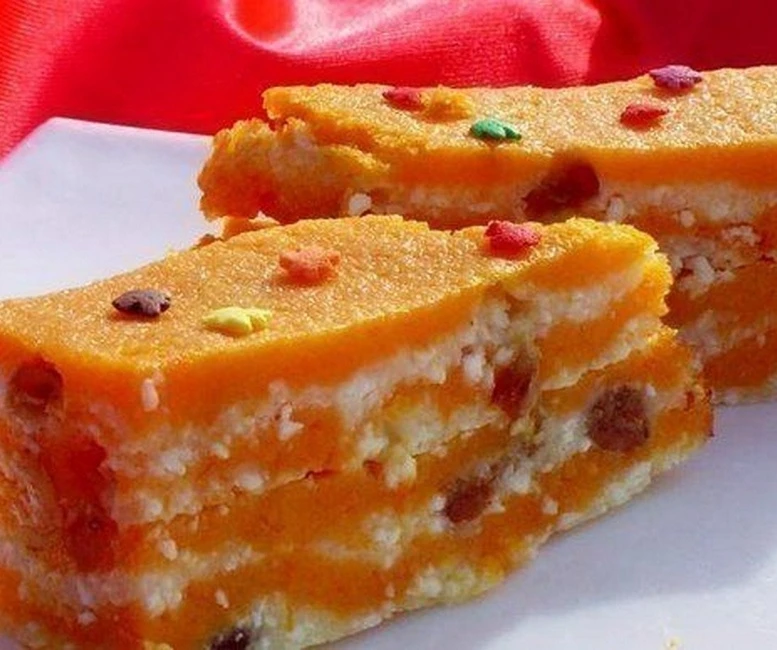 ТЫКВА, ЗАПЕЧЕННАЯ С ТВОРОГОМ И ИЗЮМОМ