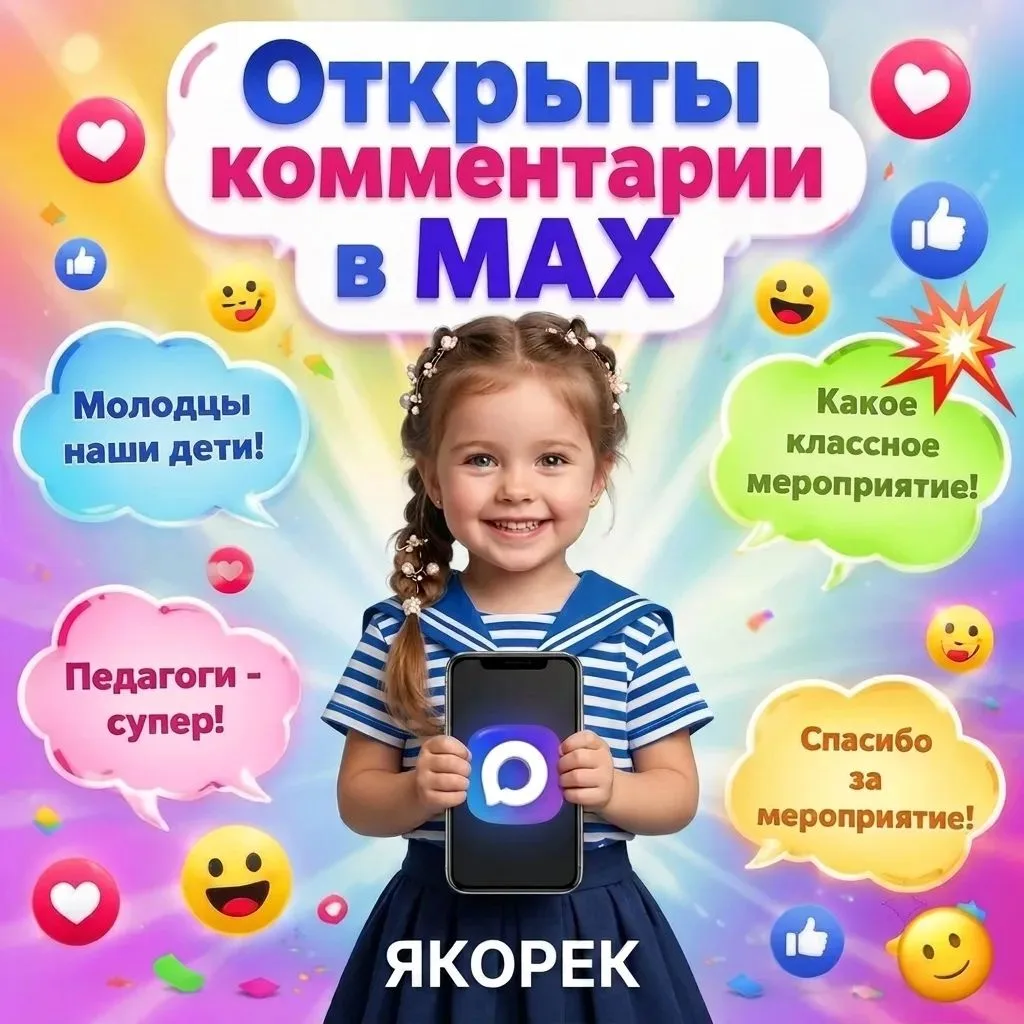 У нас хорошие новости! 

Друзья, у нас заработали комментарии в МАХ! 🥳

Теперь мало просто поставит