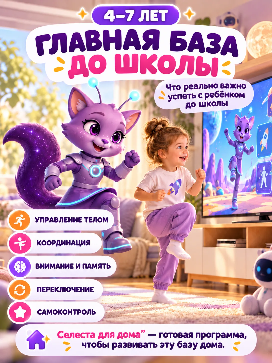 Что реально важно успеть с ребёнком до школы (4–7 лет)